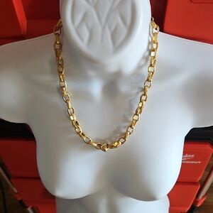 Gold Chain Necklace Miriam Haskell